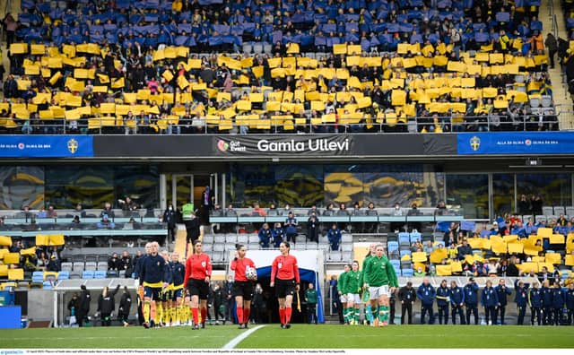 The Republic of Ireland women's side had an impressive 1-1 draw in World Cup qualifying against Sweden in Gothenburg on Tuesday. Re-live the action from the Girls in Green's excellent display against the world's number two ranked team.