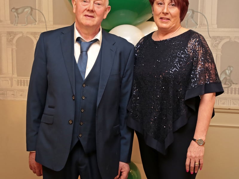 Caption: Liam Farrell and Virginia Fetherstone