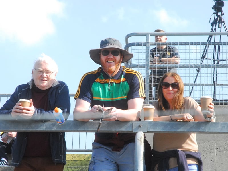   Leitrim had to give way to neighbours Sligo in the final Allianz NFL Division 4 clash in brilliant sunshine in Markievicz Park on Sunday, the home side winning by six points 2-16 to 2-10. Observer photographer Willie Donnellan was there to capture some great images of fans enjoying the action and the fabulous sunshine ..... see who you can spot! No promotion battle for Leitrim as Cavan and Tipperary book Allianz NFL Division 4 promotion spots Crowds enjoy the sunshine as Longford brush aside Leitrim in Allianz NHL Division 3B semi-final - GALLERY Crowds enjoy the sunshine as Longford brush aside Leitrim in Allianz NHL Division 3B semi-final - GALLERY