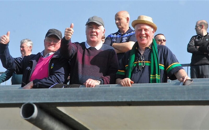   Leitrim had to give way to neighbours Sligo in the final Allianz NFL Division 4 clash in brilliant sunshine in Markievicz Park on Sunday, the home side winning by six points 2-16 to 2-10. Observer photographer Willie Donnellan was there to capture some great images of fans enjoying the action and the fabulous sunshine ..... see who you can spot! No promotion battle for Leitrim as Cavan and Tipperary book Allianz NFL Division 4 promotion spots Crowds enjoy the sunshine as Longford brush aside Leitrim in Allianz NHL Division 3B semi-final - GALLERY Crowds enjoy the sunshine as Longford brush aside Leitrim in Allianz NHL Division 3B semi-final - GALLERY