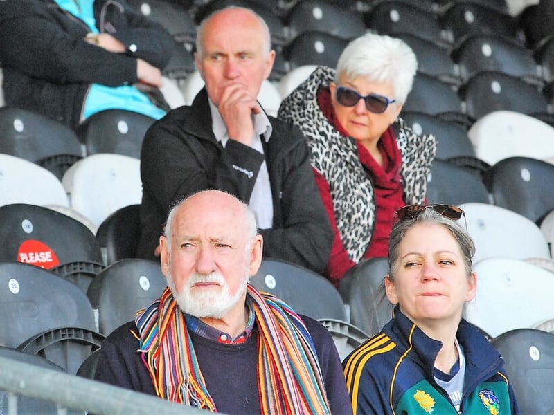   Leitrim had to give way to neighbours Sligo in the final Allianz NFL Division 4 clash in brilliant sunshine in Markievicz Park on Sunday, the home side winning by six points 2-16 to 2-10. Observer photographer Willie Donnellan was there to capture some great images of fans enjoying the action and the fabulous sunshine ..... see who you can spot! No promotion battle for Leitrim as Cavan and Tipperary book Allianz NFL Division 4 promotion spots Crowds enjoy the sunshine as Longford brush aside Leitrim in Allianz NHL Division 3B semi-final - GALLERY Crowds enjoy the sunshine as Longford brush aside Leitrim in Allianz NHL Division 3B semi-final - GALLERY