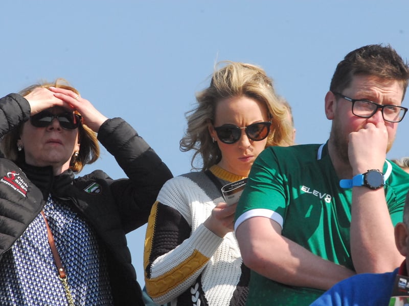   Leitrim had to give way to neighbours Sligo in the final Allianz NFL Division 4 clash in brilliant sunshine in Markievicz Park on Sunday, the home side winning by six points 2-16 to 2-10. Observer photographer Willie Donnellan was there to capture some great images of fans enjoying the action and the fabulous sunshine ..... see who you can spot! No promotion battle for Leitrim as Cavan and Tipperary book Allianz NFL Division 4 promotion spots Crowds enjoy the sunshine as Longford brush aside Leitrim in Allianz NHL Division 3B semi-final - GALLERY Crowds enjoy the sunshine as Longford brush aside Leitrim in Allianz NHL Division 3B semi-final - GALLERY