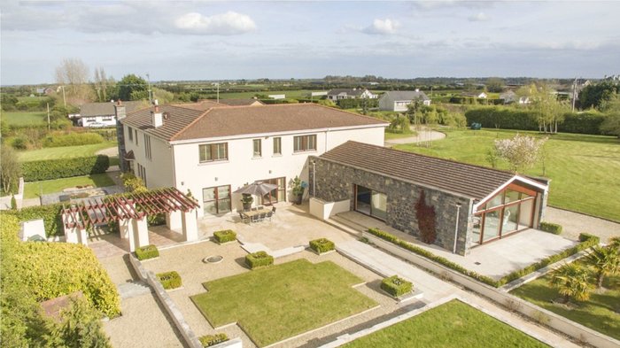 Roxbury House located in  Cartown in Termonfeckin was the most valuable house sold in Louth last year according to the Property Services Regulatory Authority. The five bedroom property sold for 1.35 million in August last year. The property was described by the agent as: “Located just outside the picturesque village of Termonfeckin, this breath-taking property features 5 bedrooms, a heated indoor pool, a 4-5 car garage, and a home office/studio building located away from the main house.  “The built-up area is approximately 790 square metres, situated on approximately 4 acres.   “The property is perfectly located to give a feeling of privacy but without being too isolated from essential amenities such as shops, medical assistance, restaurants and bars in the nearby village.” Use the Next > above to go through gallery