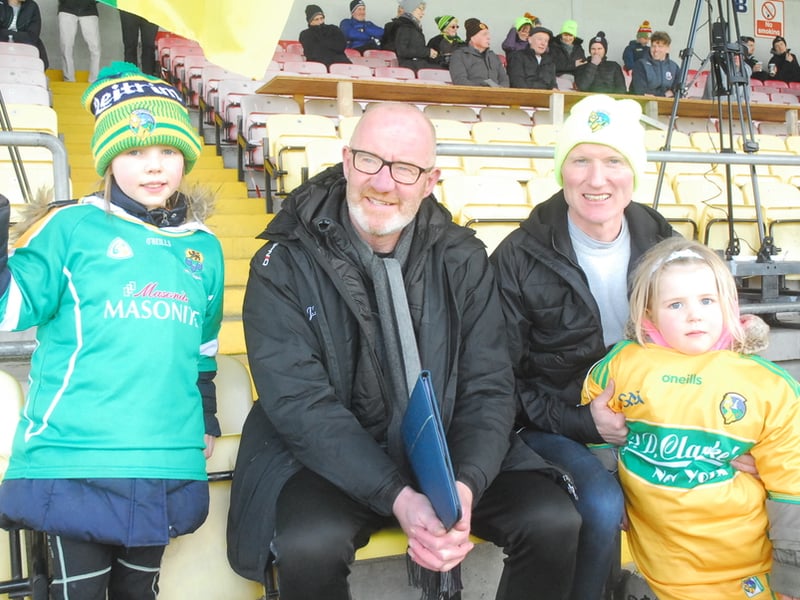 The dedicated band of Green & Gold fans who made the long journey to Netwatch Cullen Park on Sunday for the fifth round of the Allianz NFL Division 4 campaign were well rewarded when Leitrim claimed their third win thanks to a 2-14 to 1-10 victory over Carlow. Observer photographer Willie Donnellan was there to capture the images of some very happy Leitrim fans ..... see who you can spot who made the journey to cheer on the Green & Gold! Deadly duo Beirne & O'Rourke steer Leitrim past battling Carlow Farewell to another Leitrim great Jimmy O'Donnell The first step often the hardest as change inevitably comes to us all
