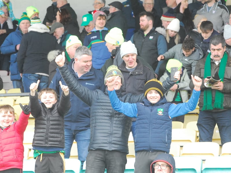 The dedicated band of Green & Gold fans who made the long journey to Netwatch Cullen Park on Sunday for the fifth round of the Allianz NFL Division 4 campaign were well rewarded when Leitrim claimed their third win thanks to a 2-14 to 1-10 victory over Carlow. Observer photographer Willie Donnellan was there to capture the images of some very happy Leitrim fans ..... see who you can spot who made the journey to cheer on the Green & Gold! Deadly duo Beirne & O'Rourke steer Leitrim past battling Carlow Farewell to another Leitrim great Jimmy O'Donnell The first step often the hardest as change inevitably comes to us all