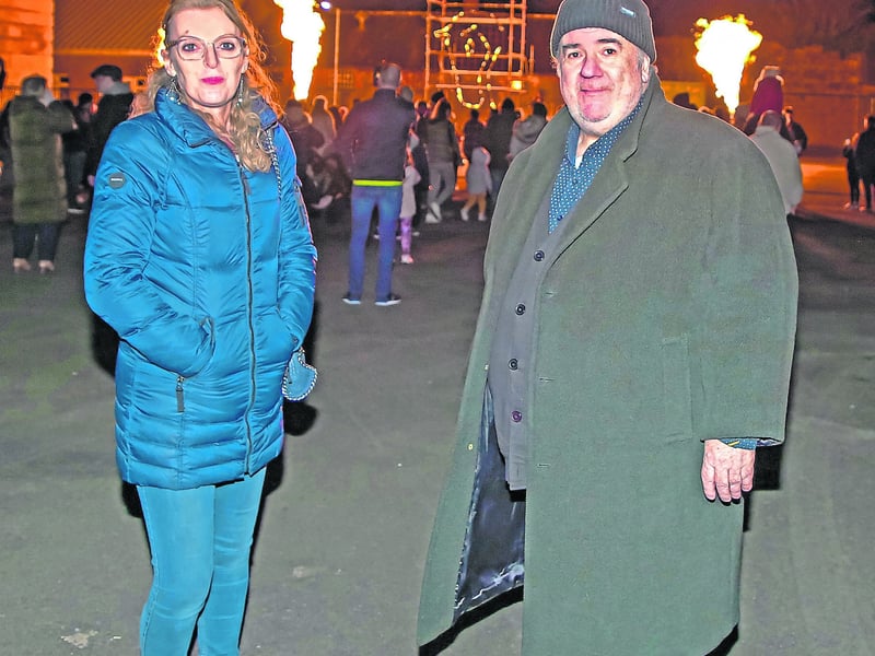 Rosie O'Hara and Longford County Council Arts Officer Fergus Kennedy Picture: Shelley Corcoran