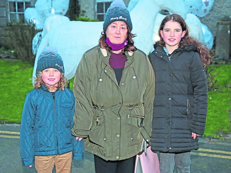 Eddie and Fia Farrell with Helen Sears Picture: Shelley Corcoran