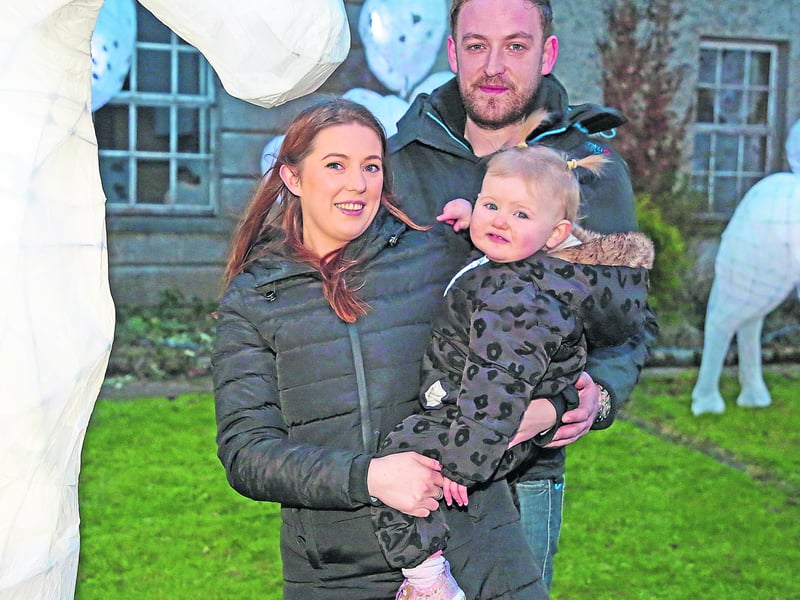 Fiona, Ciara and Bernard McKenna Picture: Shelley Corcoran