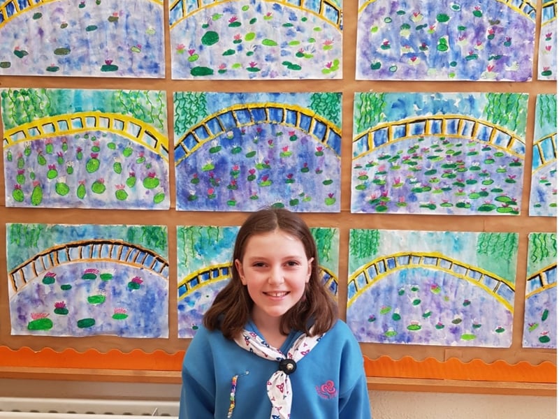 Knockbridge Girl Guides, Brownies and Ladybirds wore their uniforms to Knockbridge NS to mark World Thinking Day on Tuesday, February 22nd.
