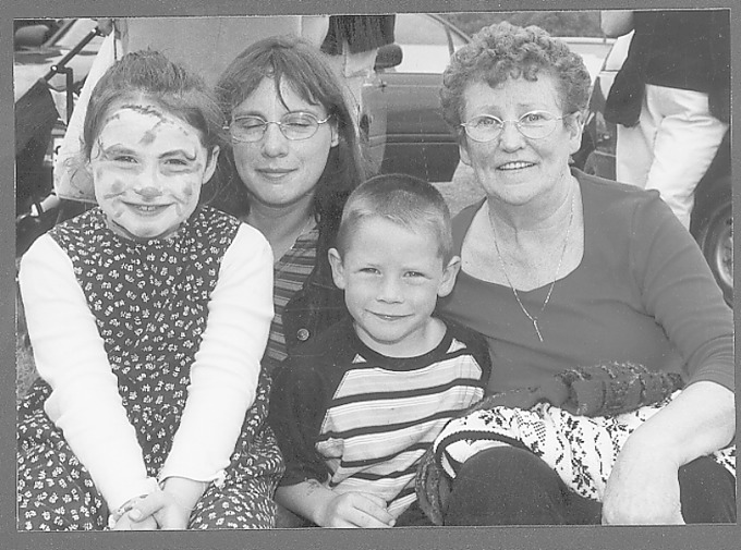 Caption: Great family day at 2001 Dring Summer festival: Carmel Maguire with Karen and Thomas from Farnagh Glebe and Winnie Mulligan from Ballinamuck