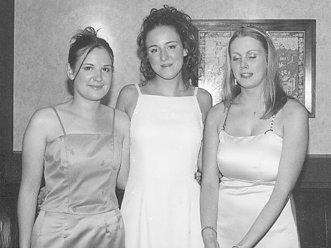 Caption: Mercy Convent Ballymahon annual Debs night: Mairead Mannion, Audrey Farrell and Irene Boylan