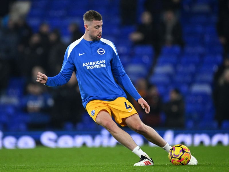 Hasn't featured at all this season due to a serious ACL injury sustained in the summer. The centre-back recently revealed he was back on the grass but given the length of time out, a return for either of Brighton's final two games is unlikely.