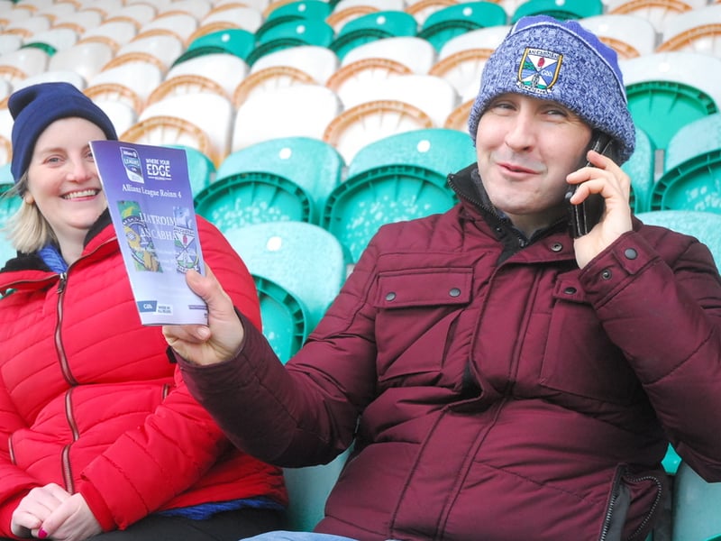 Use > to navigate photos   It was a tough day for footballers and fans in Avant Money Pairc Sean Mac Diarmada on Sunday but thousands of Leitrim and Cavan fans braved the rough weather to cheer on their heroes in the opening round of the Allianz NFL Division 4 campaign. Observer photographer Willie Donnellan was there to capture images of the fans ..... see who you can spot! Cavan strength and experience prove too much for spirited Leitrim Deadline fast approaching to vote for your Leitrim Observer Mens Club Team of 2021 Time running out to nominate your Leitrim Observer Ladies Club Team of the Year for 2021