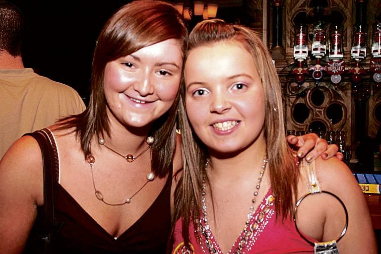 Café Roc (2006) . . . Click the Next> tab above to go through the gallery How many familiar faces will you spot today. Get tagging! To order any photographs - www.nwpresspics.com Lyndsay & Laura enjoying Lyndsey's 19th birthday.