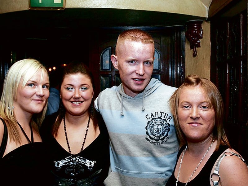 Café Roc (2006) . . . Click the Next> tab above to go through the gallery How many familiar faces will you spot today. Get tagging! To order any photographs - www.nwpresspics.com Pete Doherty, Laura Robinson, Pauline Hutton & Karen Robinson.
