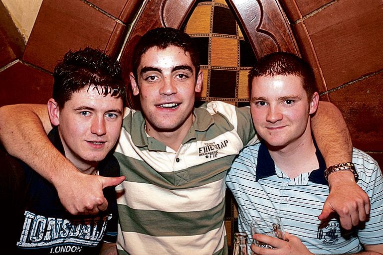 Café Roc (2006) . . . Click the Next> tab above to go through the gallery How many familiar faces will you spot today. Get tagging! To order any photographs - www.nwpresspics.com James, Brendan & Gary.