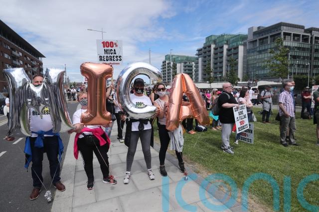 June saw protesters descend on Dublin to demand a 100% redress scheme for homes and properties affected by bricks contaminated with mica.