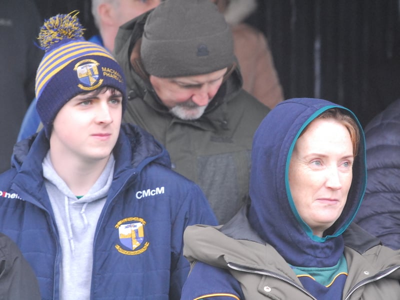 Use > to navigate photos Fans braved the cold and rain in Fenagh's Pairc Seain O'Laodaoin on Saturday afternoon to witness Ballinamore Sean O'Heslins getting the better of Glencar Manorhamilton in the Leitrim LGFA Minor Championship Final. And of course, Observer photographer Willie Donnellan was there to capture some great images of fans and Ballinamore's celebrations ..... see who you can spot! Padhraic determind to see Glencar Manorhamilton rise to level of Galway greats Glencar Manorhamilton's tale of two halves Leitrim GAA launch new jersey and leisurewear range after announcing new deal with McKeever Sports