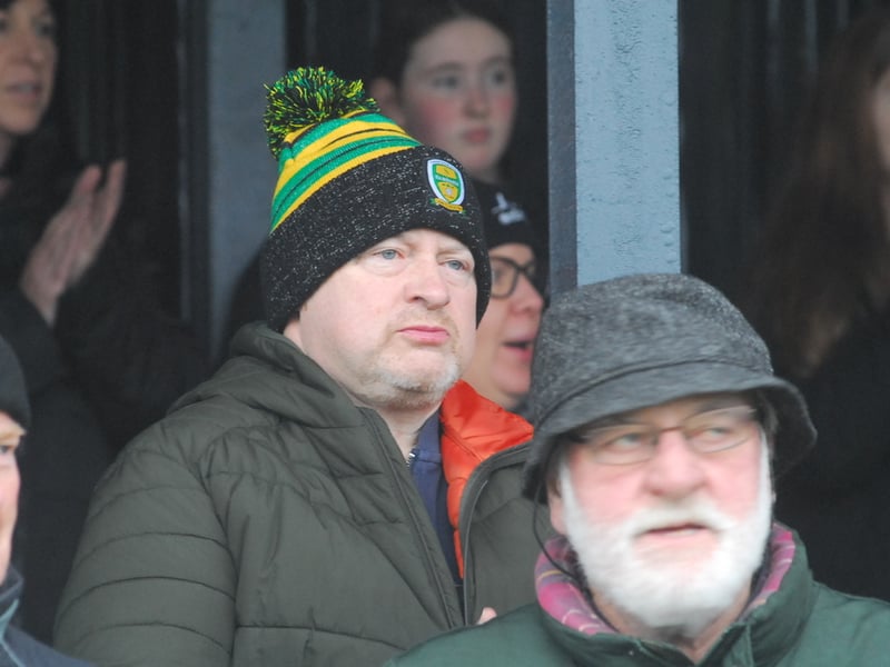 Use > to navigate photos Fans braved the cold and rain in Fenagh's Pairc Seain O'Laodaoin on Saturday afternoon to witness Ballinamore Sean O'Heslins getting the better of Glencar Manorhamilton in the Leitrim LGFA Minor Championship Final. And of course, Observer photographer Willie Donnellan was there to capture some great images of fans and Ballinamore's celebrations ..... see who you can spot! Padhraic determind to see Glencar Manorhamilton rise to level of Galway greats Glencar Manorhamilton's tale of two halves Leitrim GAA launch new jersey and leisurewear range after announcing new deal with McKeever Sports