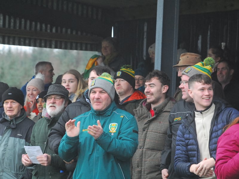 Use > to navigate photos   Fans braved the cold and rain in Fenagh's Pairc Seain O'Laodaoin on Saturday afternoon to witness Ballinamore Sean O'Heslins getting the better of Glencar Manorhamilton in the Leitrim LGFA Minor Championship Final. And of course, Observer photographer Willie Donnellan was there to capture some great images of fans and Ballinamore's celebrations ..... see who you can spot! Padhraic determind to see Glencar Manorhamilton rise to level of Galway greats Glencar Manorhamilton's tale of two halves Leitrim GAA launch new jersey and leisurewear range after announcing new deal with McKeever Sports