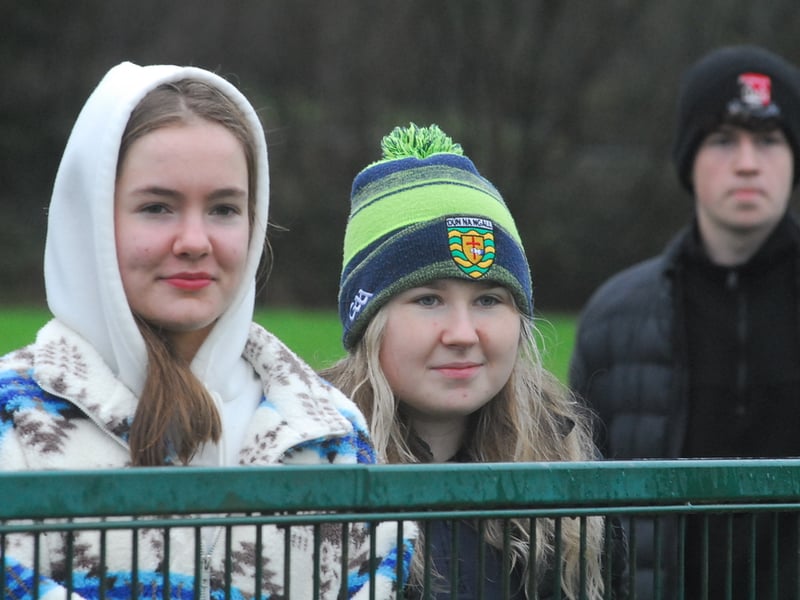 Use > to navigate photos Fans braved the cold and rain in Fenagh's Pairc Seain O'Laodaoin on Saturday afternoon to witness Ballinamore Sean O'Heslins getting the better of Glencar Manorhamilton in the Leitrim LGFA Minor Championship Final. And of course, Observer photographer Willie Donnellan was there to capture some great images of fans and Ballinamore's celebrations ..... see who you can spot! Padhraic determind to see Glencar Manorhamilton rise to level of Galway greats Glencar Manorhamilton's tale of two halves Leitrim GAA launch new jersey and leisurewear range after announcing new deal with McKeever Sports
