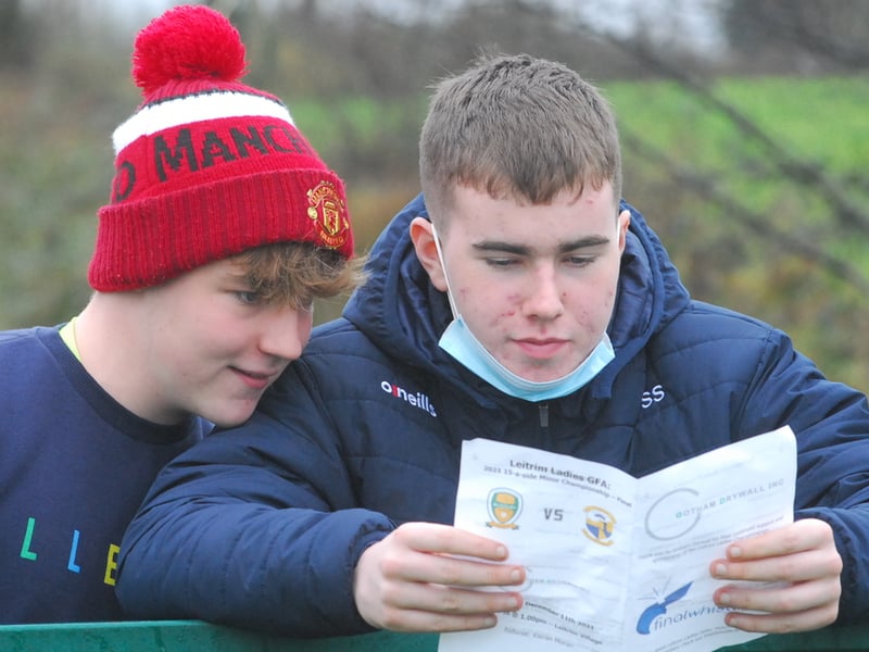 Use > to navigate photos Fans braved the cold and rain in Fenagh's Pairc Seain O'Laodaoin on Saturday afternoon to witness Ballinamore Sean O'Heslins getting the better of Glencar Manorhamilton in the Leitrim LGFA Minor Championship Final. And of course, Observer photographer Willie Donnellan was there to capture some great images of fans and Ballinamore's celebrations ..... see who you can spot! Padhraic determind to see Glencar Manorhamilton rise to level of Galway greats Glencar Manorhamilton's tale of two halves Leitrim GAA launch new jersey and leisurewear range after announcing new deal with McKeever Sports