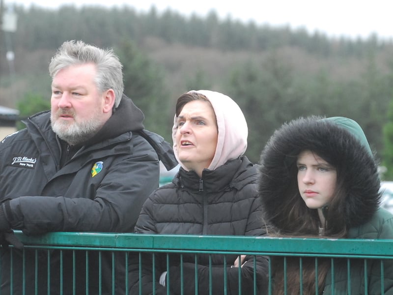 Use > to navigate photos   Fans braved the cold and rain in Fenagh's Pairc Seain O'Laodaoin on Saturday afternoon to witness Ballinamore Sean O'Heslins getting the better of Glencar Manorhamilton in the Leitrim LGFA Minor Championship Final. And of course, Observer photographer Willie Donnellan was there to capture some great images of fans and Ballinamore's celebrations ..... see who you can spot! Padhraic determind to see Glencar Manorhamilton rise to level of Galway greats Glencar Manorhamilton's tale of two halves Leitrim GAA launch new jersey and leisurewear range after announcing new deal with McKeever Sports