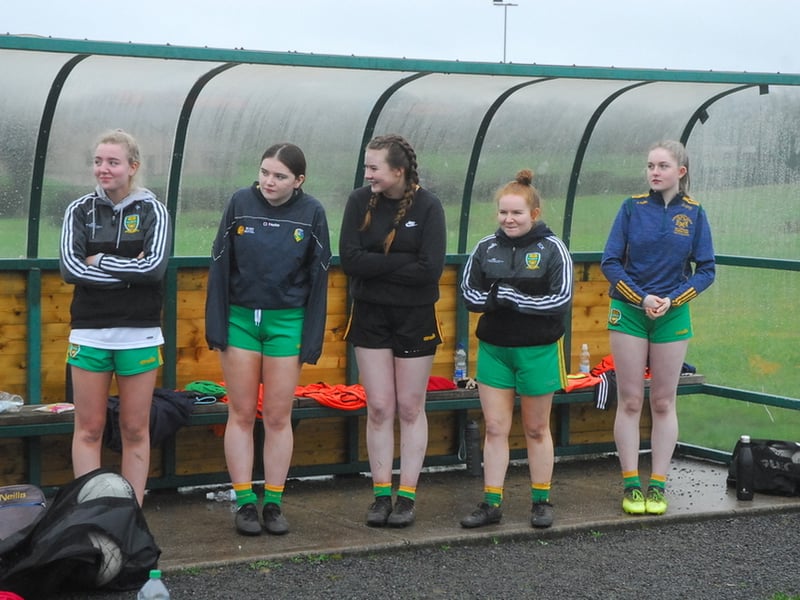 Use > to navigate photos Fans braved the cold and rain in Fenagh's Pairc Seain O'Laodaoin on Saturday afternoon to witness Ballinamore Sean O'Heslins getting the better of Glencar Manorhamilton in the Leitrim LGFA Minor Championship Final. And of course, Observer photographer Willie Donnellan was there to capture some great images of fans and Ballinamore's celebrations ..... see who you can spot! Padhraic determind to see Glencar Manorhamilton rise to level of Galway greats Glencar Manorhamilton's tale of two halves Leitrim GAA launch new jersey and leisurewear range after announcing new deal with McKeever Sports