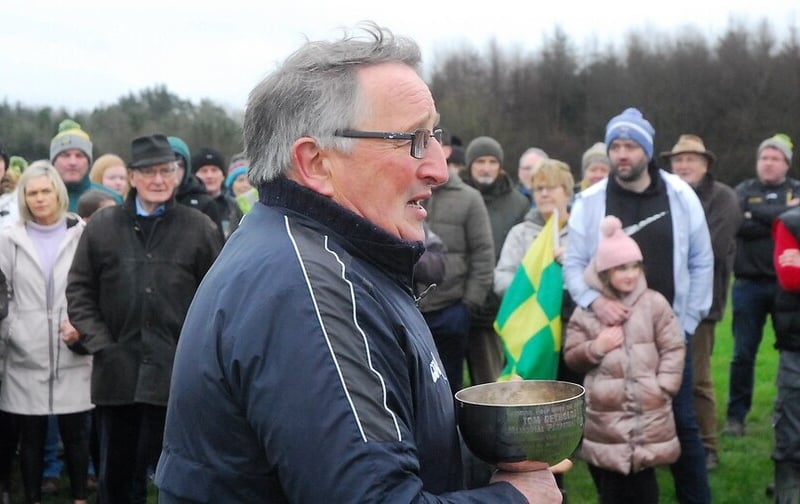 Use > to navigate photos Fans braved the cold and rain in Fenagh's Pairc Seain O'Laodaoin on Saturday afternoon to witness Ballinamore Sean O'Heslins getting the better of Glencar Manorhamilton in the Leitrim LGFA Minor Championship Final. And of course, Observer photographer Willie Donnellan was there to capture some great images of fans and Ballinamore's celebrations ..... see who you can spot! Padhraic determind to see Glencar Manorhamilton rise to level of Galway greats Glencar Manorhamilton's tale of two halves Leitrim GAA launch new jersey and leisurewear range after announcing new deal with McKeever Sports