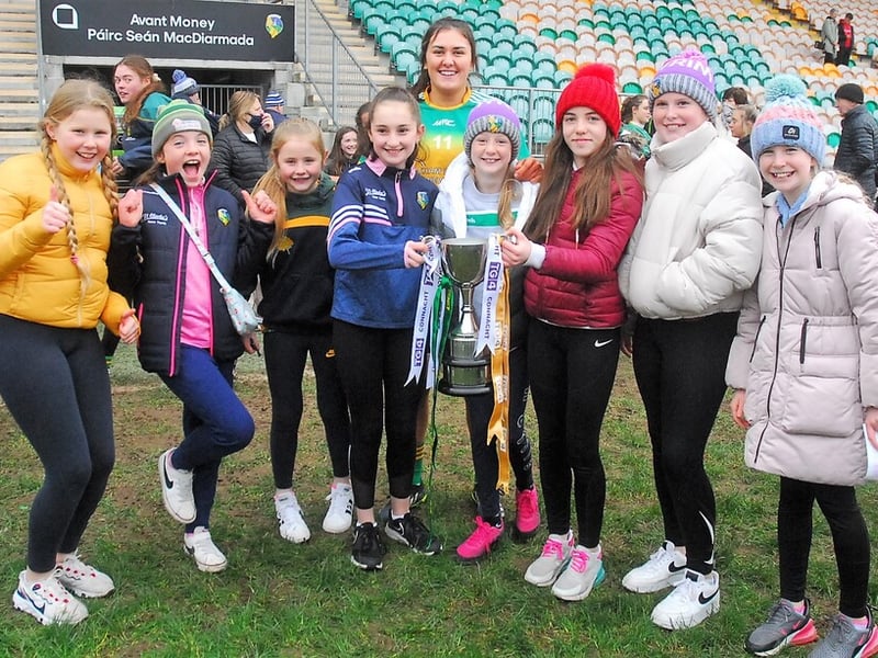 Use > to navigate photos Leitrim ended 2021 on a high when they produced a strong second half to see off a dogged Roscommon in the 2021 Connacht Ladies Intermediate Championship Final in Avant Money Pairc Sean Mac Diarmada on Sunday. The trophy was the first of manager Hugh Donnelly's two years reign over the county lady footballers and a great boost ahead of next year's Lidl NFL campaign. Observer photographer Willie Donnellan was there to capture some great images from the game .... see who you can spot! Leitrim LGFA to hold Emergency General Meeting in January as they seek new Chairperson and Secretary Leitrim LGFA officers review successful 2021 with introduction of U12 academy a real highlight Leitrim LGFA officers review successful 2021 with introduction of U12 academy a real highlight