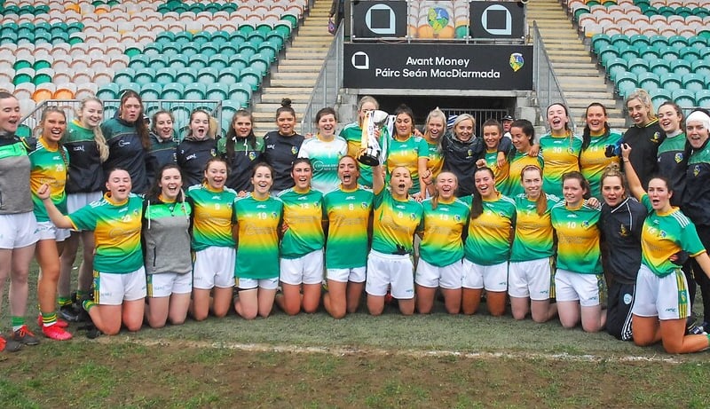 Use > to navigate photos Leitrim ended 2021 on a high when they produced a strong second half to see off a dogged Roscommon in the 2021 Connacht Ladies Intermediate Championship Final in Avant Money Pairc Sean Mac Diarmada on Sunday. The trophy was the first of manager Hugh Donnelly's two years reign over the county lady footballers and a great boost ahead of next year's Lidl NFL campaign. Observer photographer Willie Donnellan was there to capture some great images from the game .... see who you can spot! Leitrim LGFA to hold Emergency General Meeting in January as they seek new Chairperson and Secretary Leitrim LGFA officers review successful 2021 with introduction of U12 academy a real highlight Leitrim LGFA officers review successful 2021 with introduction of U12 academy a real highlight