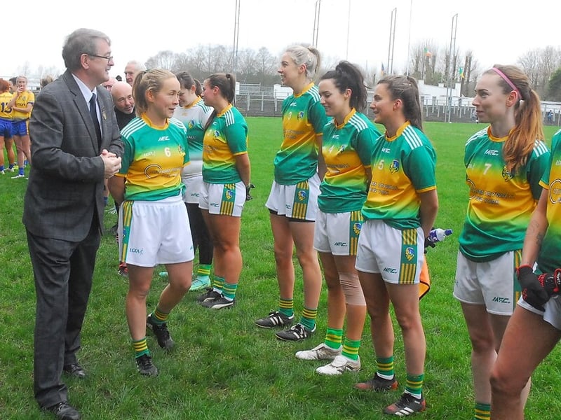 Use > to navigate photos Leitrim ended 2021 on a high when they produced a strong second half to see off a dogged Roscommon in the 2021 Connacht Ladies Intermediate Championship Final in Avant Money Pairc Sean Mac Diarmada on Sunday. The trophy was the first of manager Hugh Donnelly's two years reign over the county lady footballers and a great boost ahead of next year's Lidl NFL campaign. Observer photographer Willie Donnellan was there to capture some great images from the game .... see who you can spot! Leitrim LGFA to hold Emergency General Meeting in January as they seek new Chairperson and Secretary Leitrim LGFA officers review successful 2021 with introduction of U12 academy a real highlight Leitrim LGFA officers review successful 2021 with introduction of U12 academy a real highlight