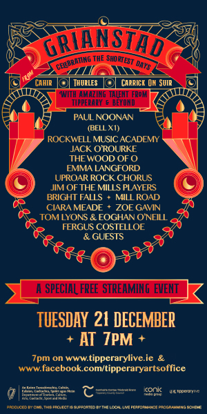 From Rockwell Music Academy Isabel Dougan, Miranda Harold Barry, David Traas, Alanna Manton, Beth Buttimer, Henry Buttimer, Louisa McConnon, Paul Hayes, Orla Duggan, This Butler Kelly, Patsy Culleton Hayes and Kaja Gorwa led by tutors Jayne McConnon and Suzanne Buttimer. Emma Langford will be the host as well as performing on the night.