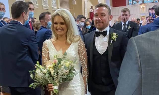 CLICK 'NEXT>' FOR MORE PICS Decorated Kilkenny hurler Richie Hogan shared some incredible snaps from his wedding last weekend as he tied the knot with partner Anne Ryan. Friends and family were clearly in a joyous mood in the pics Hogan uploaded to social media as the newly-wedded couple embraced and celebrated following a wonderful ceremony. The newly-wedded couple chose the beautiful surroundings of Kilshane House in County Tipperary as their wedding venue. It was definitely another day to remember for the Danesfort sharpshooter who has amassed seven All-Irelands, four All-Star awards and was Hurler of the Year in 2014. Click through for more pics! CLICK 'NEXT>' FOR MORE PICS