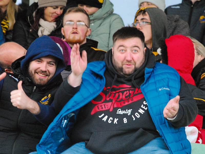 Use > to navigate photos Dedicated fans from St Patrick's Dromahair and Naomh Anna Leitir Mor in Galway braved the arctic cold on Saturday to cheer on their heroes in the AIB Connacht Club Intermediate Football Championship Quarter-Final in Pairc Sheain Ui Eslin, Ballinamore. It was a profitable four hour journey for the Gaeltacht based team who triumphed 2-13 to 0-5 and Observer photographer Willie Donnellan captured some great images of fans from both teams at the game .... see who you can spot! Andy Moran to open Leitrim campaign with Sligo clash in Connacht AirDome London calling for Leitrim as Ruislip winners drawn to face Mayo or Galway in 2022 Connacht SFC Semi-Final Blow for Mohill as manager Liam Keenan announced as new boss of Longford Slashers