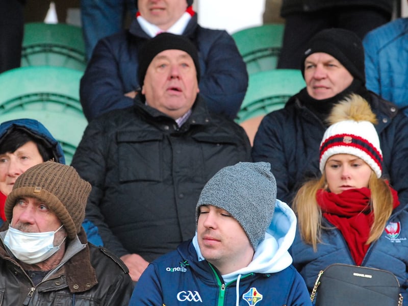 Use > to navigate photos   Dedicated fans from St Patrick's Dromahair and Naomh Anna Leitir Mor in Galway braved the arctic cold on Saturday to cheer on their heroes in the AIB Connacht Club Intermediate Football Championship Quarter-Final in Pairc Sheain Ui Eslin, Ballinamore. It was a profitable four hour journey for the Gaeltacht based team who triumphed 2-13 to 0-5 and Observer photographer Willie Donnellan captured some great images of fans from both teams at the game .... see who you can spot! Andy Moran to open Leitrim campaign with Sligo clash in Connacht AirDome London calling for Leitrim as Ruislip winners drawn to face Mayo or Galway in 2022 Connacht SFC Semi-Final Blow for Mohill as manager Liam Keenan announced as new boss of Longford Slashers