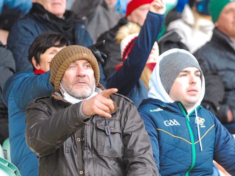 Use > to navigate photos Dedicated fans from St Patrick's Dromahair and Naomh Anna Leitir Mor in Galway braved the arctic cold on Saturday to cheer on their heroes in the AIB Connacht Club Intermediate Football Championship Quarter-Final in Pairc Sheain Ui Eslin, Ballinamore. It was a profitable four hour journey for the Gaeltacht based team who triumphed 2-13 to 0-5 and Observer photographer Willie Donnellan captured some great images of fans from both teams at the game .... see who you can spot! Andy Moran to open Leitrim campaign with Sligo clash in Connacht AirDome London calling for Leitrim as Ruislip winners drawn to face Mayo or Galway in 2022 Connacht SFC Semi-Final Blow for Mohill as manager Liam Keenan announced as new boss of Longford Slashers