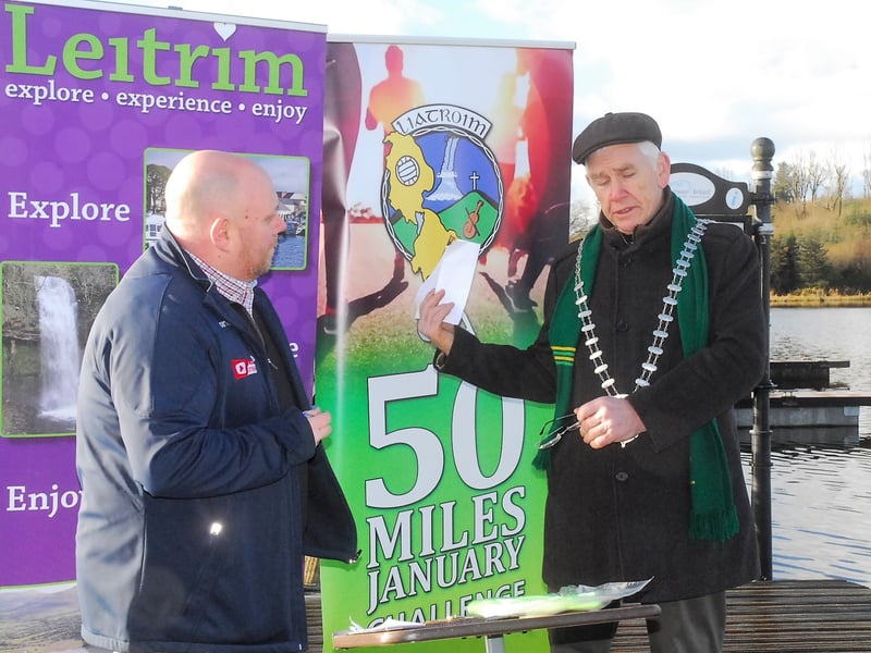 Use > to navigate photos   New Leitrim manager Andy Moran launched the 2022 50 Miles in January fundraiser in aid of Leitrim GAA at a special event at the Blueway at Acres Lakes in Drumshanbo on Saturday as the County Board hope to build on the outstanding success of last year's event. Observer photographer Willie Donnellan was there to capture some images from the launch. Andy Moran to open Leitrim campaign with Sligo clash in Connacht AirDome Big three search for new managers as Corrigan, Keenan & Connerton step down London calling for Leitrim as Ruislip winners drawn to face Mayo or Galway in 2022 Connacht SFC Semi-Final