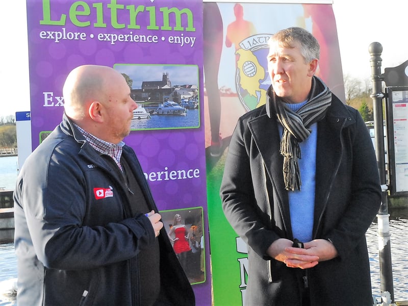 Use > to navigate photos   New Leitrim manager Andy Moran launched the 2022 50 Miles in January fundraiser in aid of Leitrim GAA at a special event at the Blueway at Acres Lakes in Drumshanbo on Saturday as the County Board hope to build on the outstanding success of last year's event. Observer photographer Willie Donnellan was there to capture some images from the launch. Andy Moran to open Leitrim campaign with Sligo clash in Connacht AirDome Big three search for new managers as Corrigan, Keenan & Connerton step down London calling for Leitrim as Ruislip winners drawn to face Mayo or Galway in 2022 Connacht SFC Semi-Final