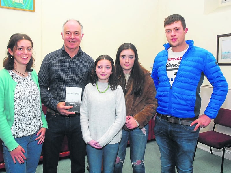 Use > to navigate photos   Lucy and Conor McManus pictured with Conor's nieces and nephew Ciara, Katie and Daire McManus