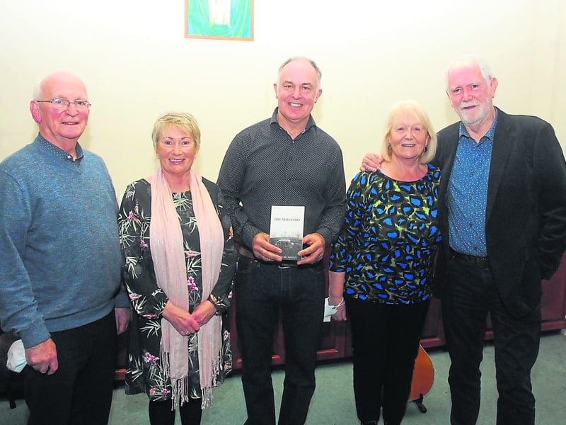 Use > to navigate photos   Eamon Daly, Rosie Canning, Conor McManus, Goretti and Charlie McGettigan