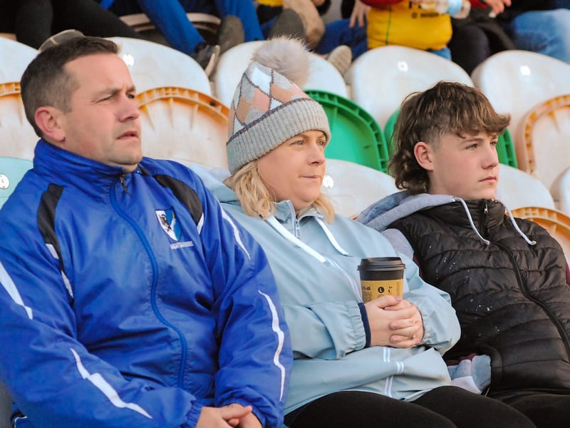 Use > to navigate photos Ballinamore Sean O'Heslins came within a whisker of creating a huge shock in the AIB Connacht Club Senior Championship as they went down to a 2-8 to 0-16 defeat at the hands of Mountbellew Moylough on Sunday. Observer photographer Willie Donnellan was there to capture some great shots of fans from both teams enjoying the action in Avant Money Pairc Sean Mac Diarmada - see who you can spot at the game! Heartbreak for St Joseph's in epic Connacht Club clash - GALLERY Cluainin pipped by powerful Easkey in Connacht Semi-Final - GALLERY BREAKING Update: Ballinamore scratch card winner gets an even bigger "surprise"
