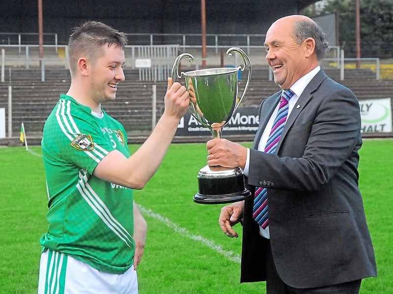 Use > to navigate photos After the disappointment of their Senior Final loss, Mohill footballers had something to celebrate when their second string side stormed to a 2-10 to 1-4 victory over Glenfarne Kiltyclogher in the Corrib Oil Junior A Championship Final on Sunday in Avant Money Pairc Sean Mac Diarmada. Observer photographer Willie Donnellan was there to capture some great images from the Mohill celebrations ..... see who you can spot. Cluainin celebrate as they end Carrick five-in-a-row dreams - GALLERY Fans enjoy the action as Cluainin and Carrick-on-Shannon clash in Leitrim Senior Hurling Final - GALLERY Another title for St Patrick's Dromahair as they overcome Kiltubrid to win Junior C crown - GALLERY