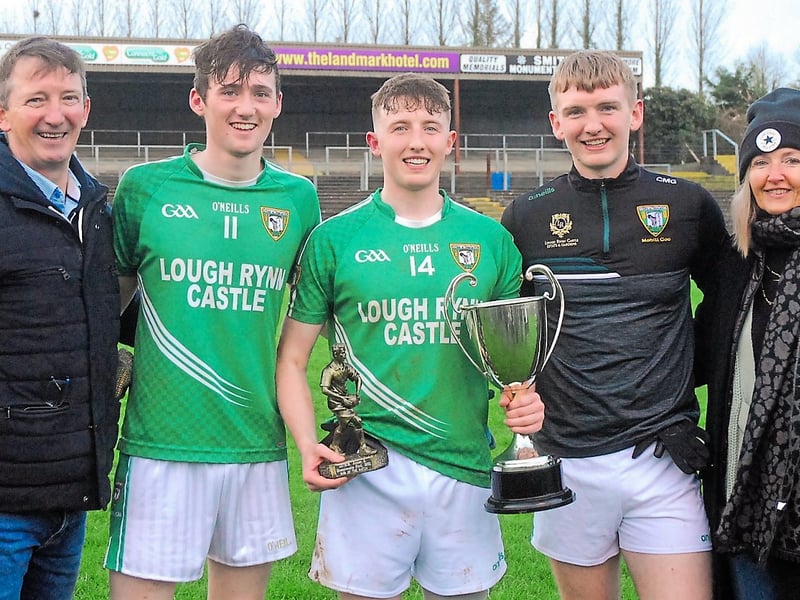 Use > to navigate photos After the disappointment of their Senior Final loss, Mohill footballers had something to celebrate when their second string side stormed to a 2-10 to 1-4 victory over Glenfarne Kiltyclogher in the Corrib Oil Junior A Championship Final on Sunday in Avant Money Pairc Sean Mac Diarmada. Observer photographer Willie Donnellan was there to capture some great images from the Mohill celebrations ..... see who you can spot. Cluainin celebrate as they end Carrick five-in-a-row dreams - GALLERY Fans enjoy the action as Cluainin and Carrick-on-Shannon clash in Leitrim Senior Hurling Final - GALLERY Another title for St Patrick's Dromahair as they overcome Kiltubrid to win Junior C crown - GALLERY