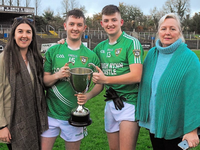Use > to navigate photos After the disappointment of their Senior Final loss, Mohill footballers had something to celebrate when their second string side stormed to a 2-10 to 1-4 victory over Glenfarne Kiltyclogher in the Corrib Oil Junior A Championship Final on Sunday in Avant Money Pairc Sean Mac Diarmada. Observer photographer Willie Donnellan was there to capture some great images from the Mohill celebrations ..... see who you can spot. Cluainin celebrate as they end Carrick five-in-a-row dreams - GALLERY Fans enjoy the action as Cluainin and Carrick-on-Shannon clash in Leitrim Senior Hurling Final - GALLERY Another title for St Patrick's Dromahair as they overcome Kiltubrid to win Junior C crown - GALLERY
