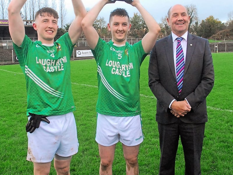 Use > to navigate photos After the disappointment of their Senior Final loss, Mohill footballers had something to celebrate when their second string side stormed to a 2-10 to 1-4 victory over Glenfarne Kiltyclogher in the Corrib Oil Junior A Championship Final on Sunday in Avant Money Pairc Sean Mac Diarmada. Observer photographer Willie Donnellan was there to capture some great images from the Mohill celebrations ..... see who you can spot. Cluainin celebrate as they end Carrick five-in-a-row dreams - GALLERY Fans enjoy the action as Cluainin and Carrick-on-Shannon clash in Leitrim Senior Hurling Final - GALLERY Another title for St Patrick's Dromahair as they overcome Kiltubrid to win Junior C crown - GALLERY