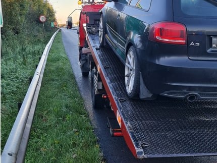 The car was seized and an Fixed Charge Penalty Notice was issued.