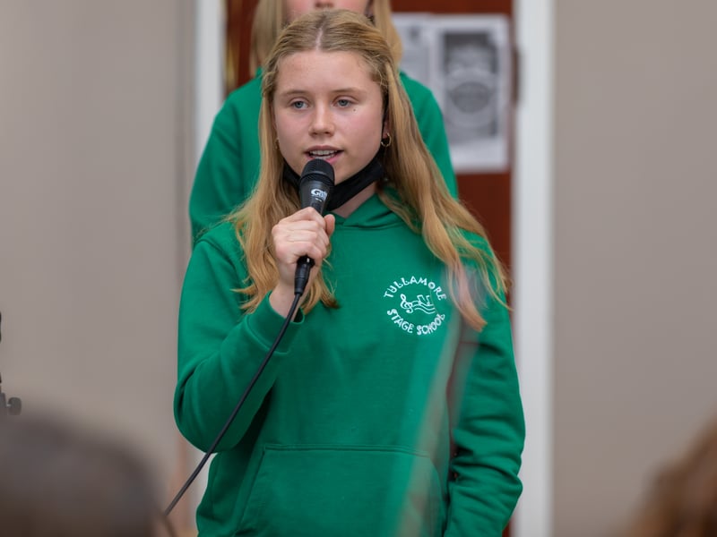 Tullamore Stage School Choir & Orchestra, under Musical Director Regina McCarthy, launched their first CD 'Dare to Dream' recently at the Charleville Centre, Tullamore.