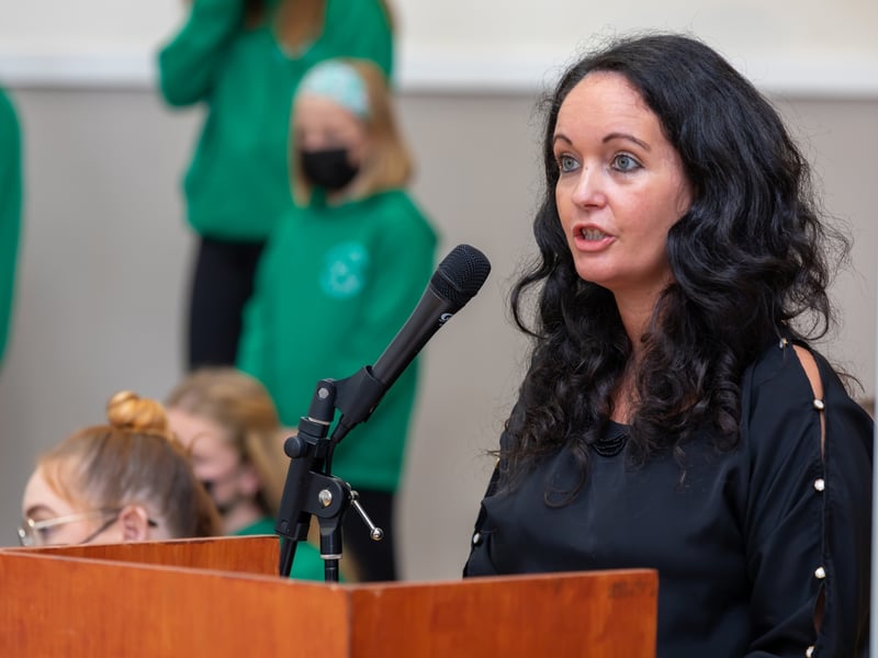 Tullamore Stage School Choir & Orchestra, under Musical Director Regina McCarthy, launched their first CD 'Dare to Dream' recently at the Charleville Centre, Tullamore.