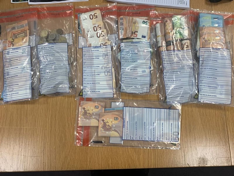 GALLERY: Two men arrested as gardai in Midlands seize haul of cash ...